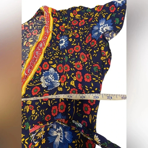 NWT True Wrap Maxi Dress Floral Bohemian - Picture 9 of 10